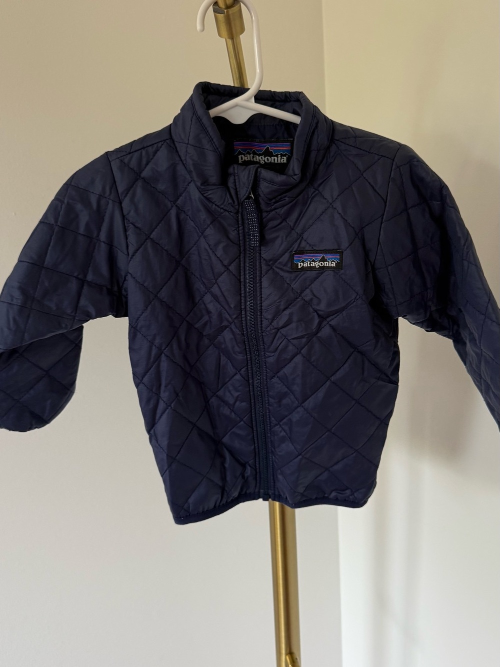 Patagonia Kids Navy Quilted Puffer Jacket